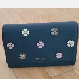Kate Spade Crossbody Bag Blue Convertible Women's